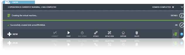 migrated Virtual machine
